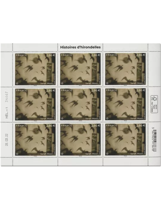 n° F65 - Timbre France Feuillets de France (n° 5579)