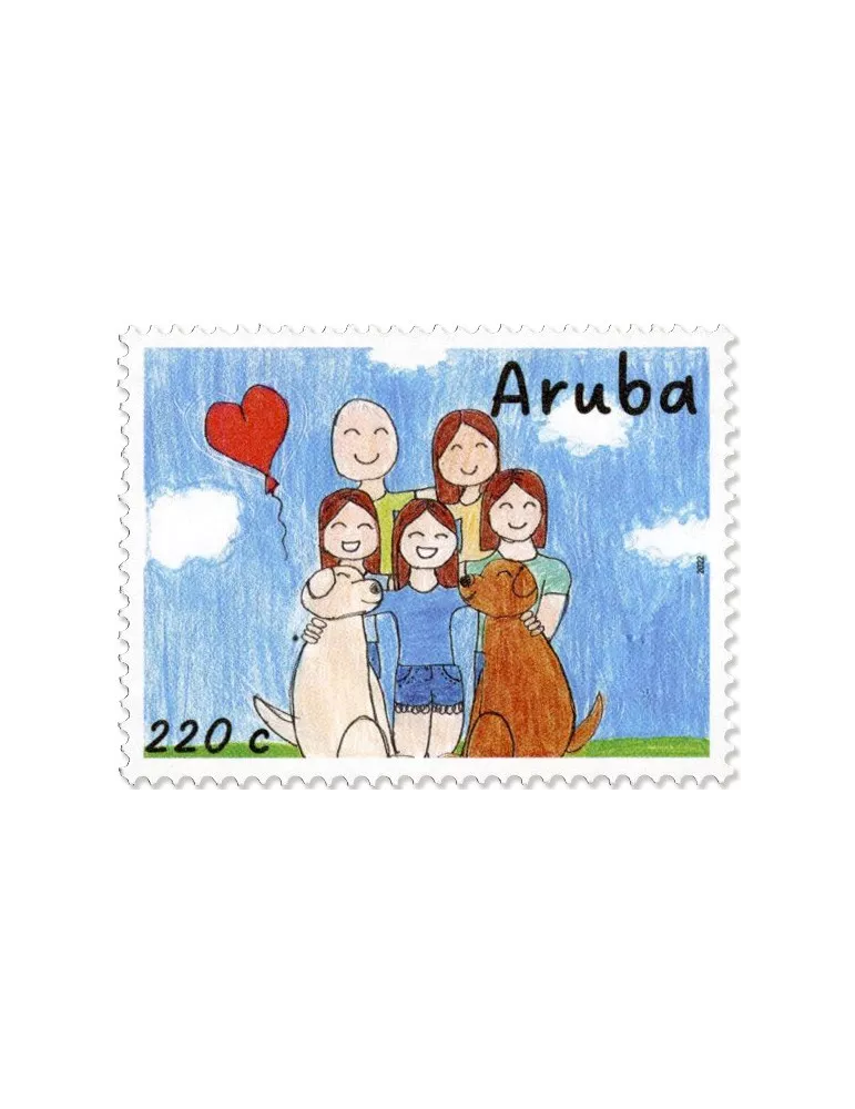 n° 1123/1126 - Timbre ARUBA Poste