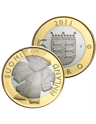 5€ COMMEMORATIF FINLANDE - OSTROBOTNIE - 2011