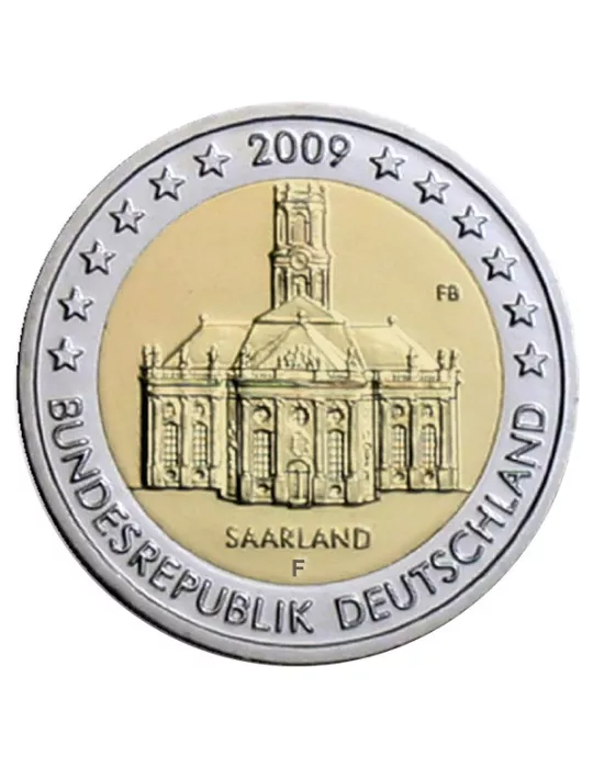2 EURO COMMEMORATIVE 2009 : ALLEMAGNE - F (Présidence de la Sarre au Bundesrat)