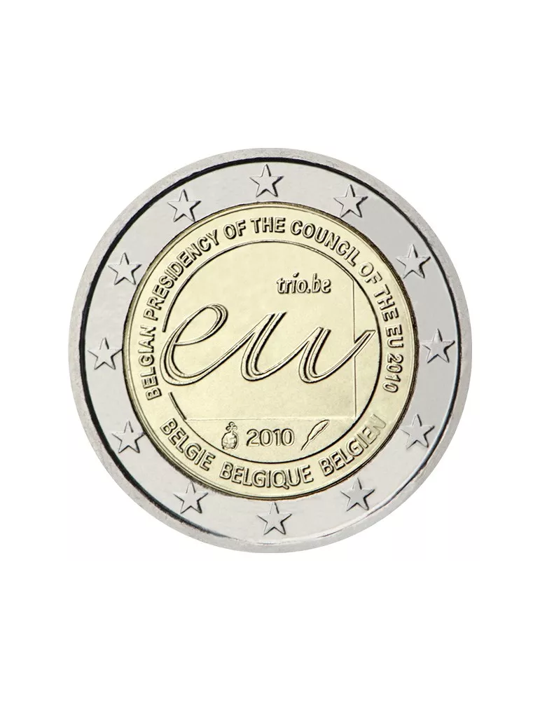 2 EURO COMMEMORATIVE 2010 : BELGIQUE (Présidence belge du Conseil de l'Union européenne en 2010)