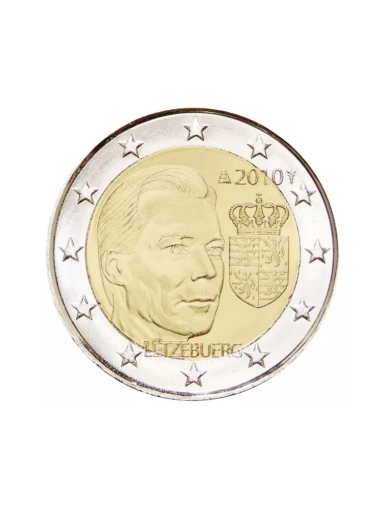 2 EURO COMMEMORATIVE 2010 : LUXEMBOURG (Armoiries du Grand-Duc Henri de Luxembourg)