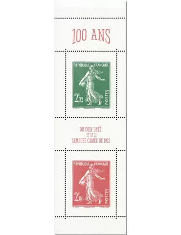 n° 1530 (n° 5607/5610) - Timbre France Carnets Divers (100 ans du coin daté et de la Semeuse camée)
