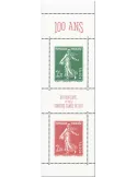 n° 1530 (n° 5607/5610) - Timbre France Carnets Divers (100 ans du coin daté et de la Semeuse camée)