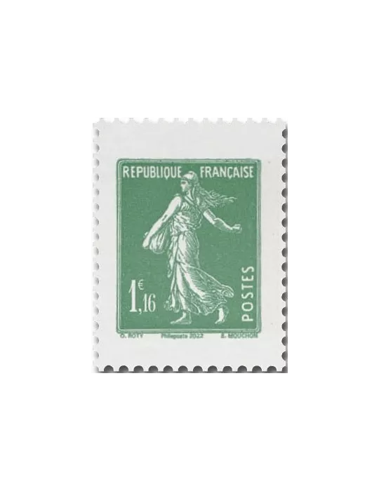 n° 5607/5610 (C1530) - Timbre France Poste (100 ans du coin daté et de la Semeuse camée)