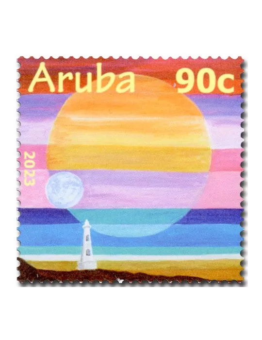 n° 1135/1138 - Timbre ARUBA Poste