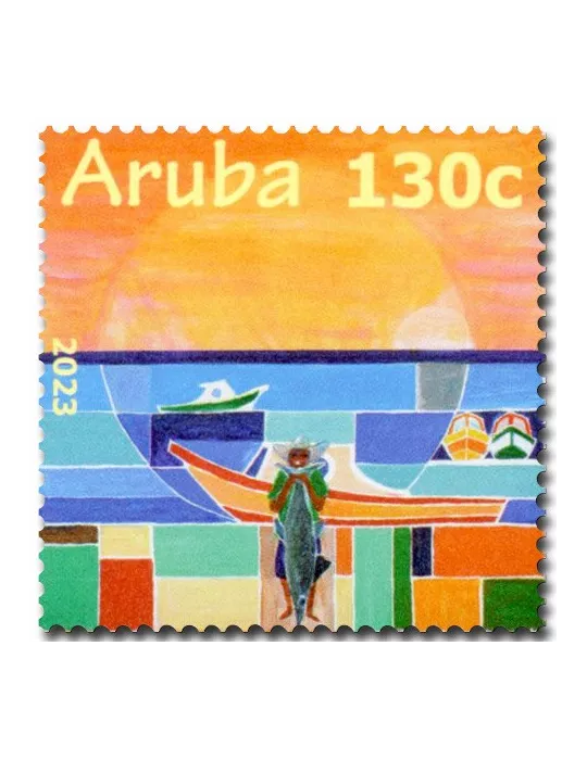 n° 1135/1138 - Timbre ARUBA Poste