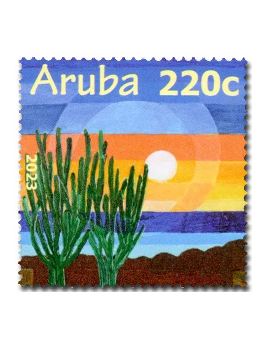 n° 1135/1138 - Timbre ARUBA Poste