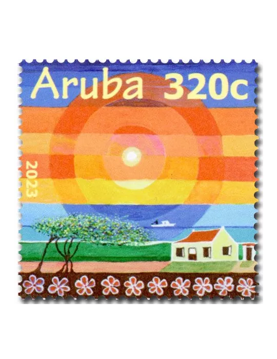 n° 1135/1138 - Timbre ARUBA Poste