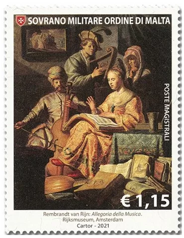 n° 1583/1584 - Timbre ORDRE de MALTE Poste 2
