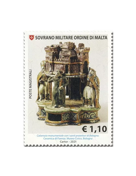 n° 1586/1589 - Timbre ORDRE de MALTE Poste