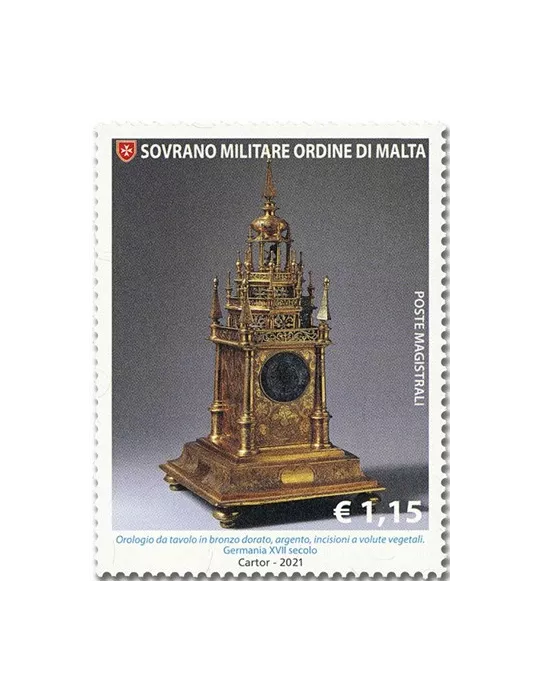 n° 1594/1598 - Timbre ORDRE de MALTE Poste