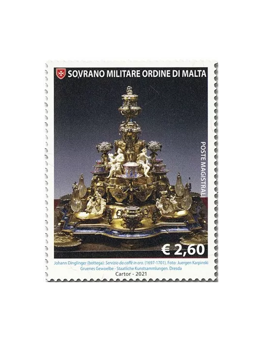 n° 1594/1598 - Timbre ORDRE de MALTE Poste