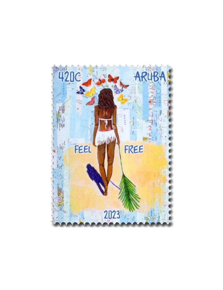 n° 1139/1142 - Timbre ARUBA Poste