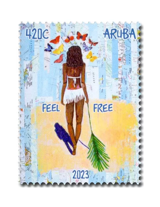 n° 1139/1142 - Timbre ARUBA Poste