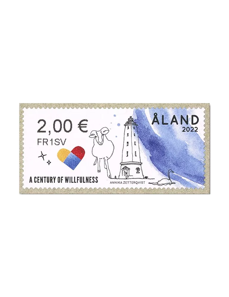 n° 43/46 - Timbre ALAND Timbres de distributeurs