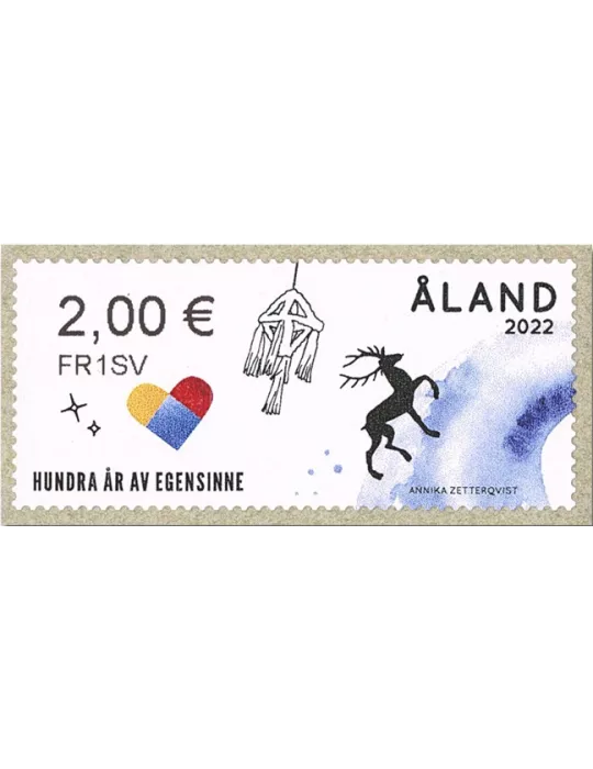 n° 43/46 - Timbre ALAND Timbres de distributeurs