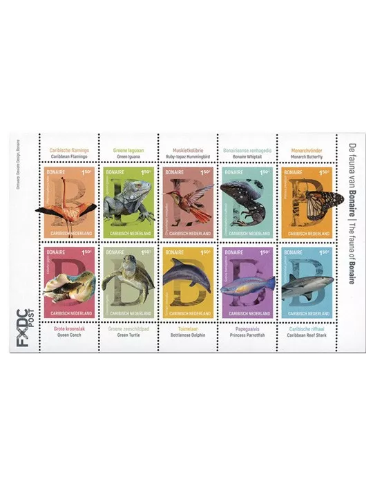 n° 203/212 - Timbre BONAIRE Poste