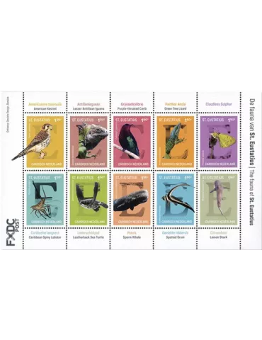 n° 175/184 - Timbre SAINT-EUSTACHE Poste