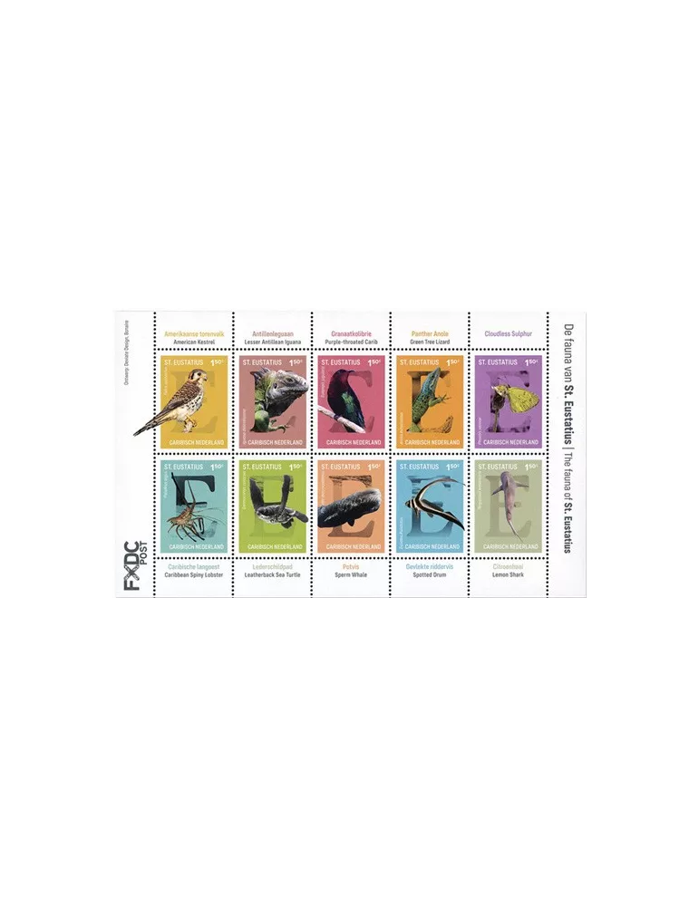 n° 175/184 - Timbre SAINT-EUSTACHE Poste