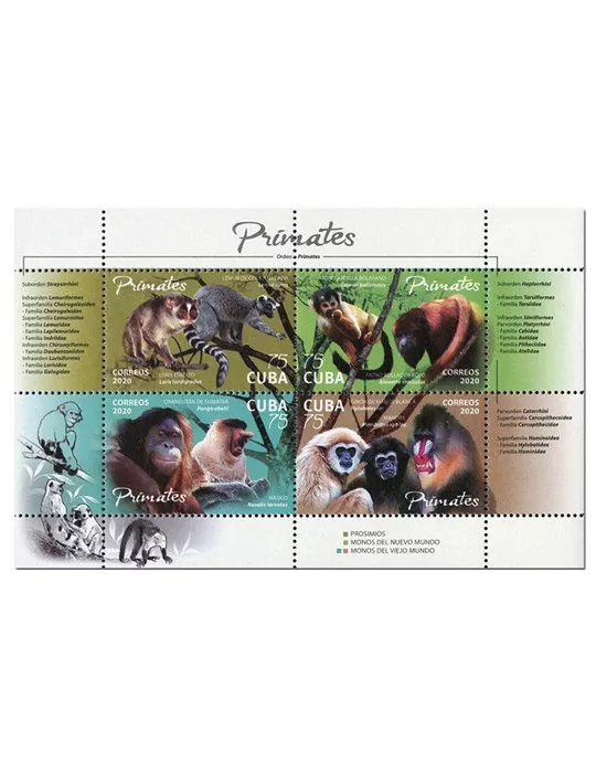 n° 5886/5889 - Timbre CUBA Poste