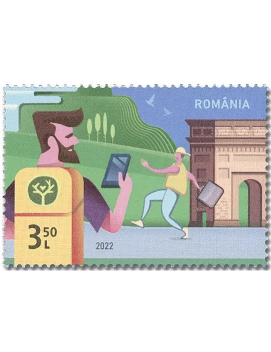 n° 6815/6818 - Timbre ROUMANIE Poste