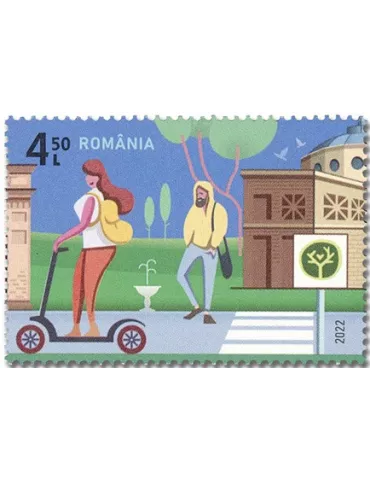 n° 6815/6818 - Timbre ROUMANIE Poste 2