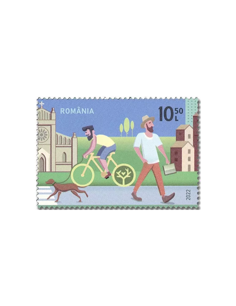 n° 6815/6818 - Timbre ROUMANIE Poste