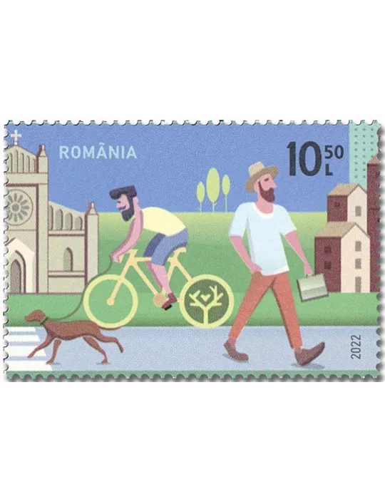 n° 6815/6818 - Timbre ROUMANIE Poste