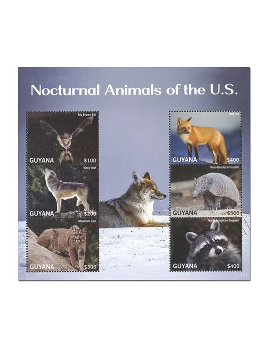 n° 7252/7257 - Timbre GUYANA Poste