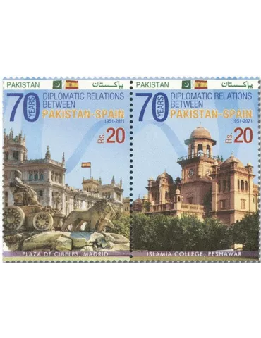 n° 1564/1565 - Timbre PAKISTAN Poste