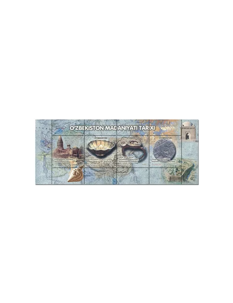 n° 1326/1328 - Timbre OUZBEKISTAN Poste