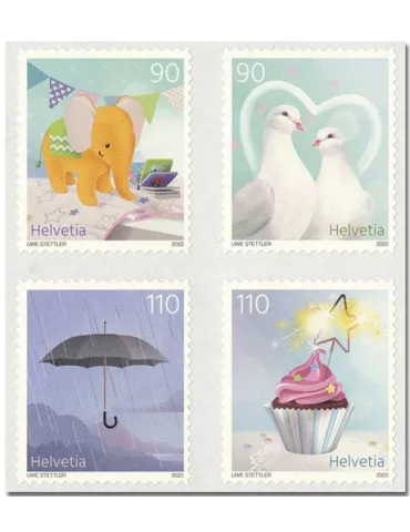 n° 2672/2675 - Timbre SUISSE Poste