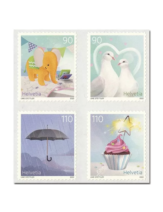 n° 2672/2675 - Timbre SUISSE Poste