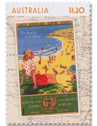 n° 5372/5374 - Timbre AUSTRALIE Poste 2