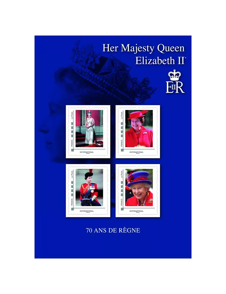 FRANCE : Collector Reine Elisabeth II