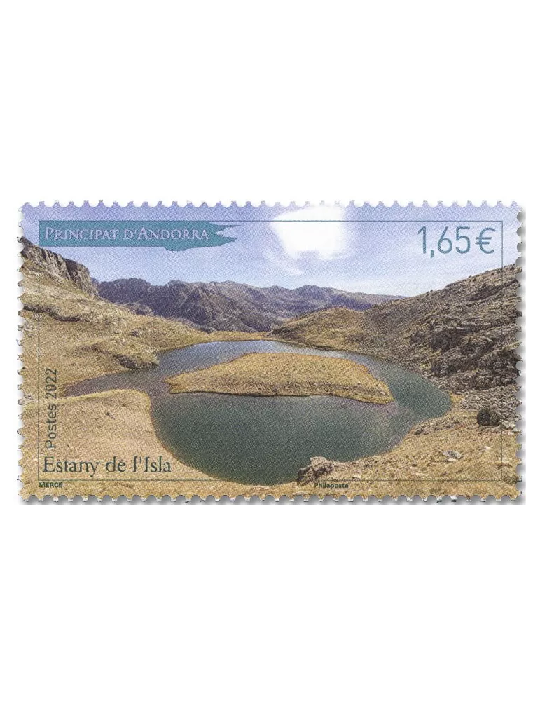 n° 877 - Timbre ANDORRE Poste