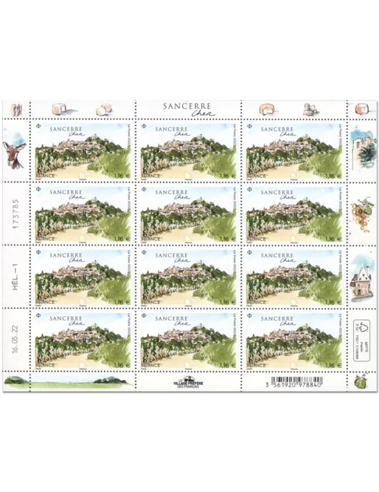 n° F70 - Timbre France Feuillets de France (n° 5611)