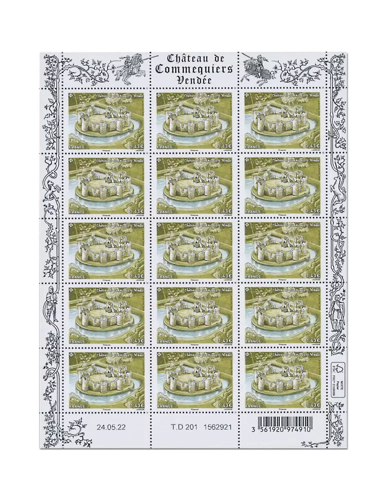 n° F73 - Timbre France Feuillets de France (n° 5614)