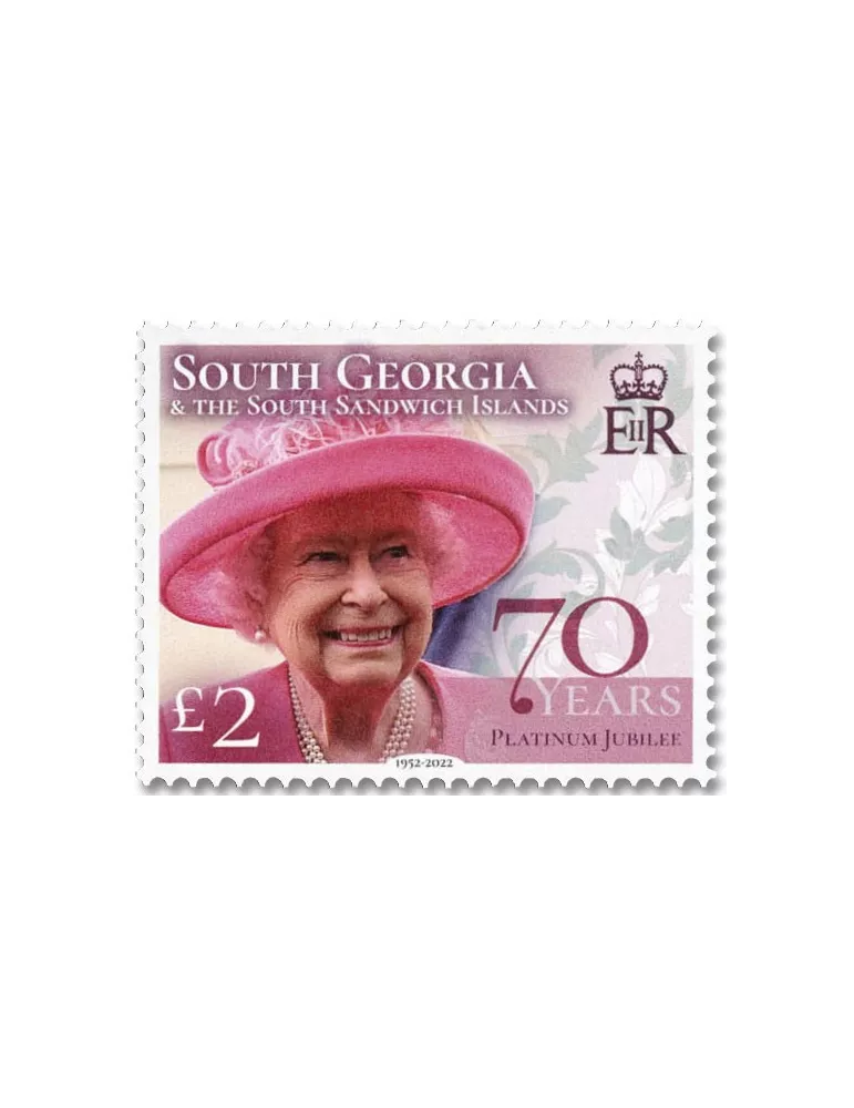 n° 784/785 - Timbre GEORGIE DU SUD Poste