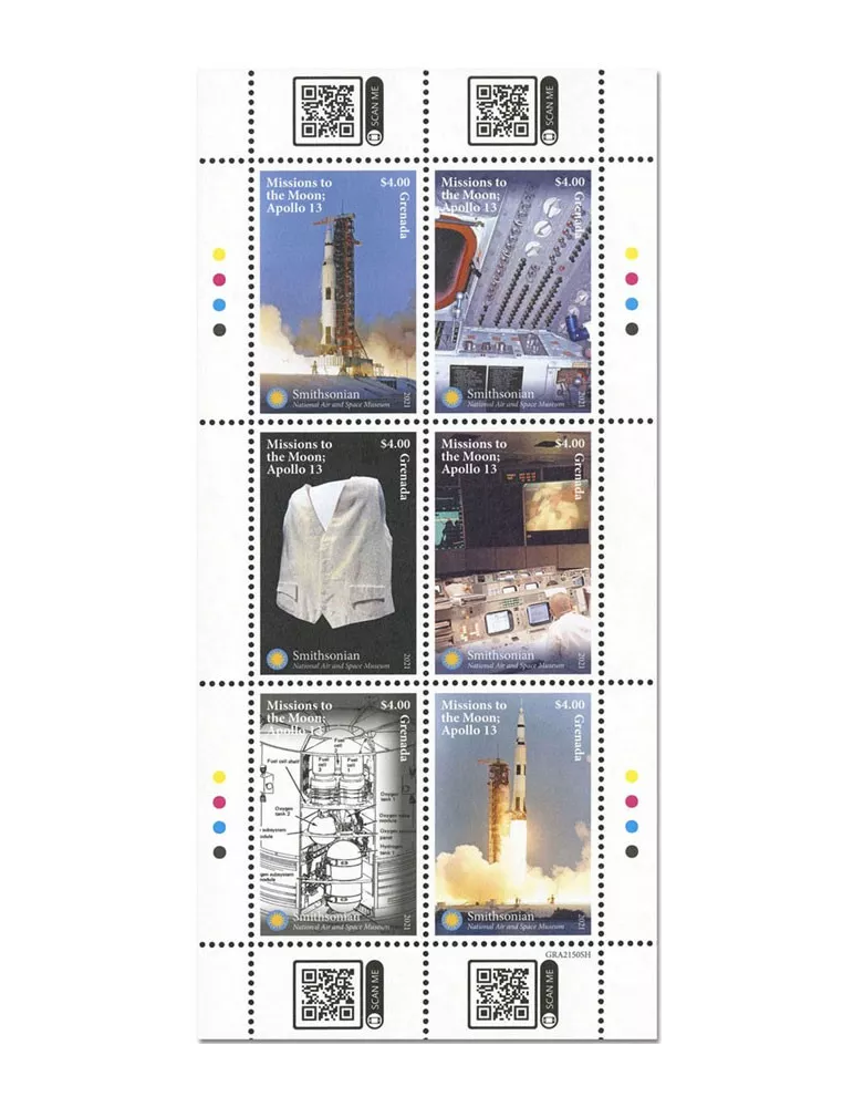 n° 6558/6563 - Timbre GRENADE Poste