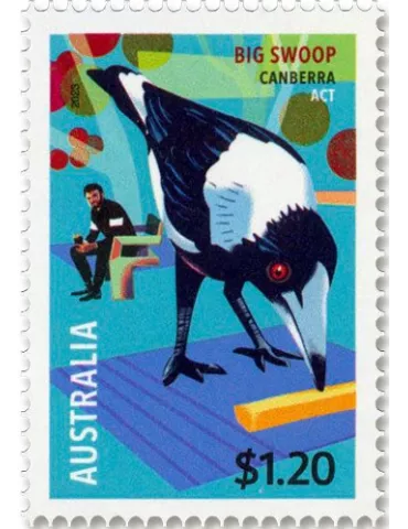 n° 5437/5441 - Timbre AUSTRALIE Poste 2
