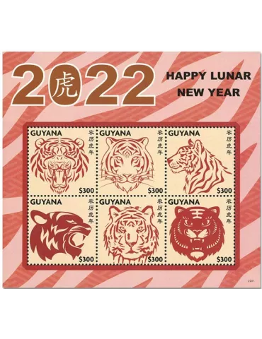 n° 7305/7310 - Timbre GUYANA Poste