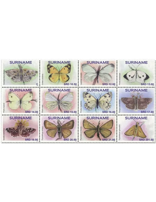 n° 3176/3187 - Timbre SURINAM Poste