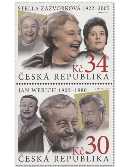 n° 1010/1011 - Timbre TCHEQUE (REpublique) Poste