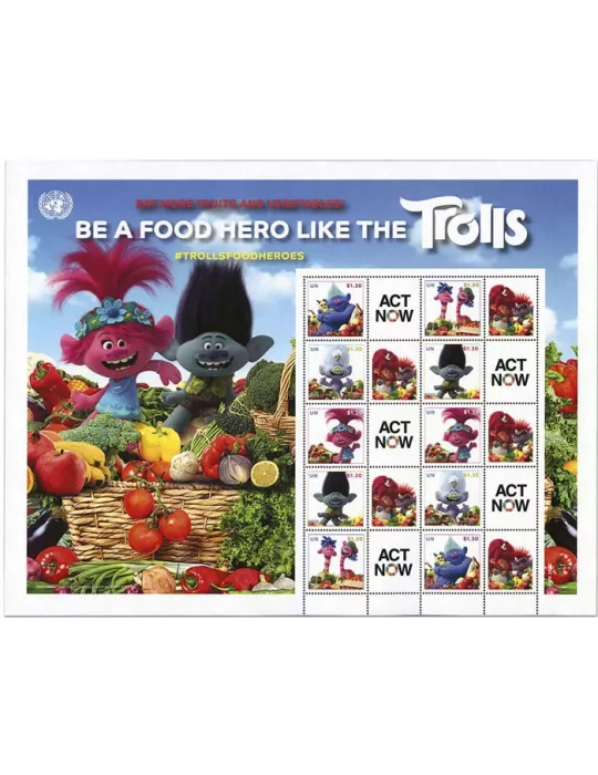 n° F1784 - Timbre ONU NEW YORK Poste