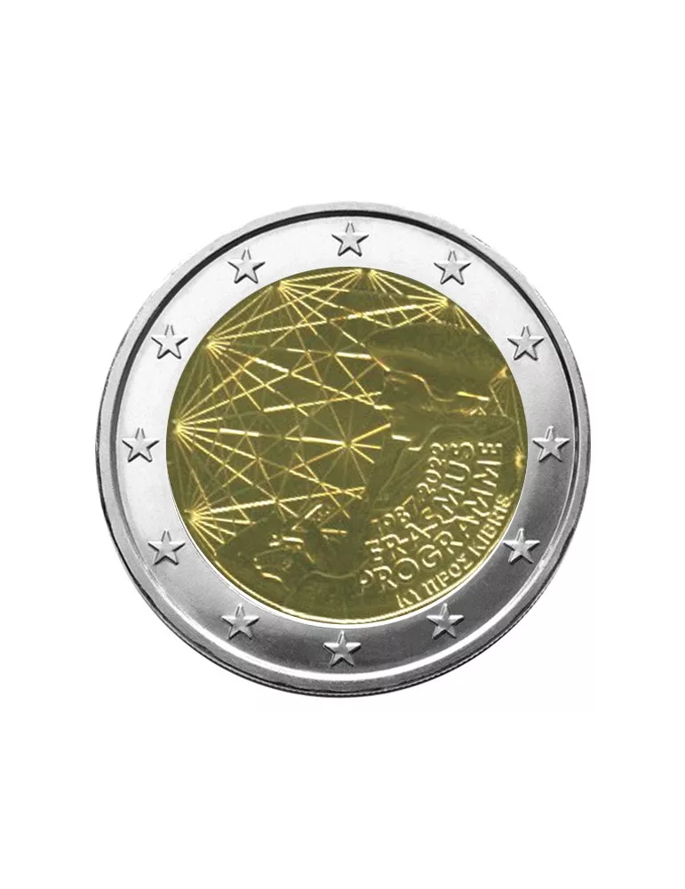 2 EURO COMMEMORATIVE 2022 : CHYPRE (35 Ans du Programme Erasmus)