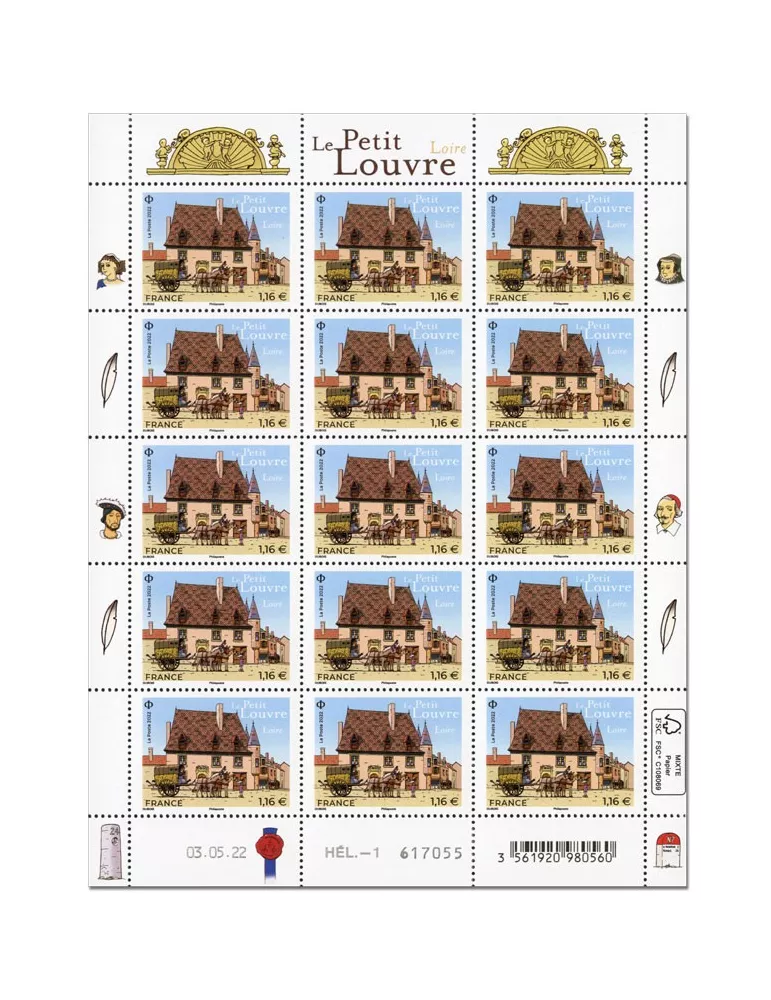 n° F76 - Timbre France Feuillets de France (n° 5617)