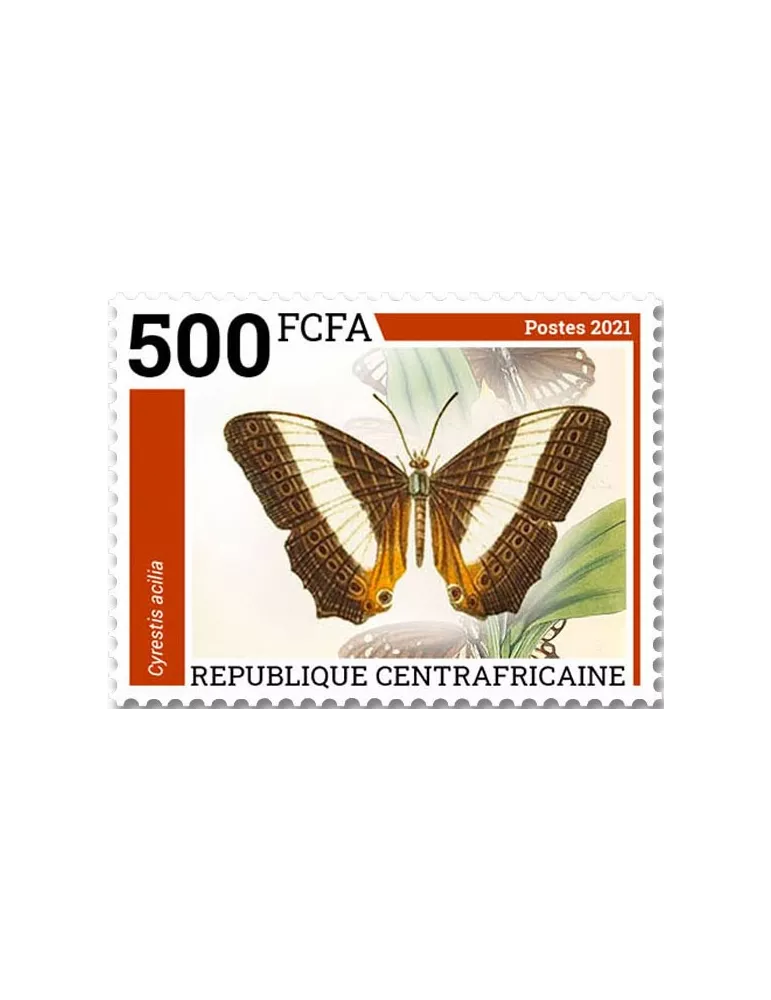 n° 8470/8473 - Timbre CENTRAFRIQUE Poste