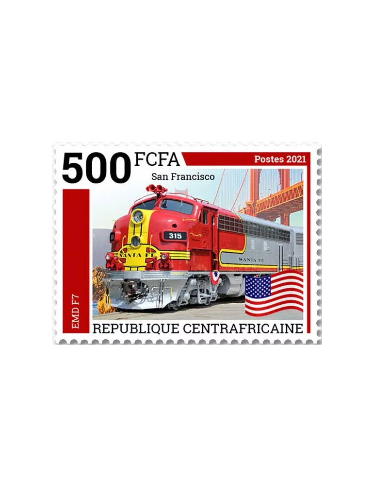 n° 8490/8493 - Timbre CENTRAFRIQUE Poste
